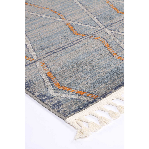 Rug Home Decor Inca Inca13 Blue 160X230 Rugs