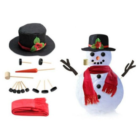 Increased Christmas Snowman Dress Up Set 14Pcs Multi A