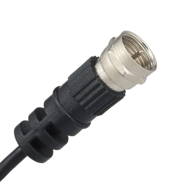 Indoor Digital Tv Antenna Hd Signal Flat Panel Uhf Fm Hdtv Receiver Black Antennas