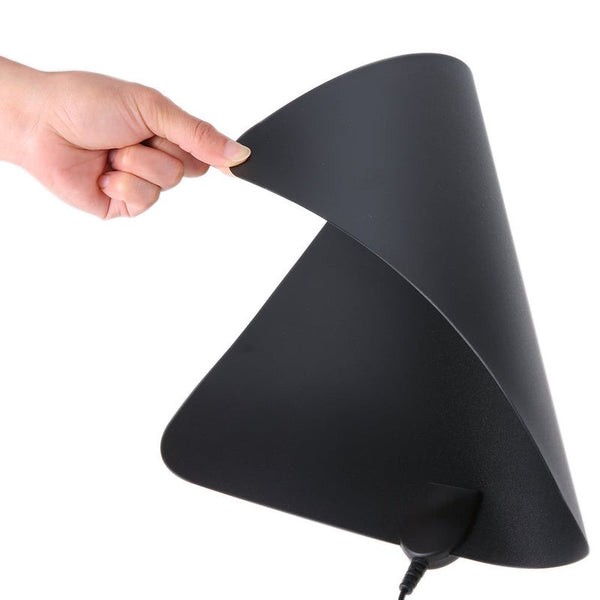 Indoor Digital Tv Antenna High Performance 25 Mile Range With 5M Coax Cable Better Reception Hdtv Black Antennas