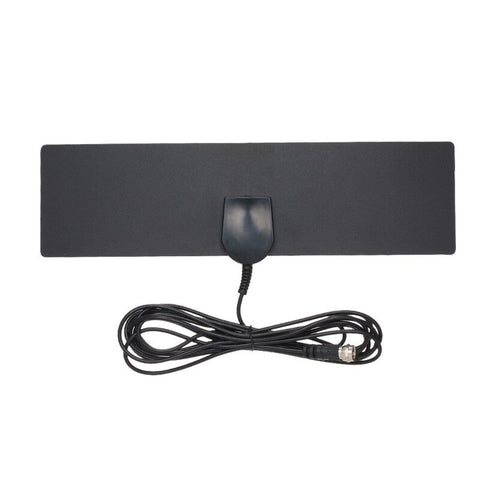 Indoor Hdtv Antenna Digital Tv Flat Panel Uhf Fm Signal Receiver Antennas