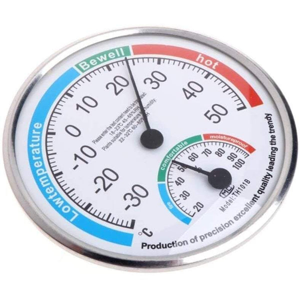 Indoor Outdoor Round Shape Thermometer Temperature Garden Hygrometer Comfortable Tester Humidity Meters Monitor Thermometers