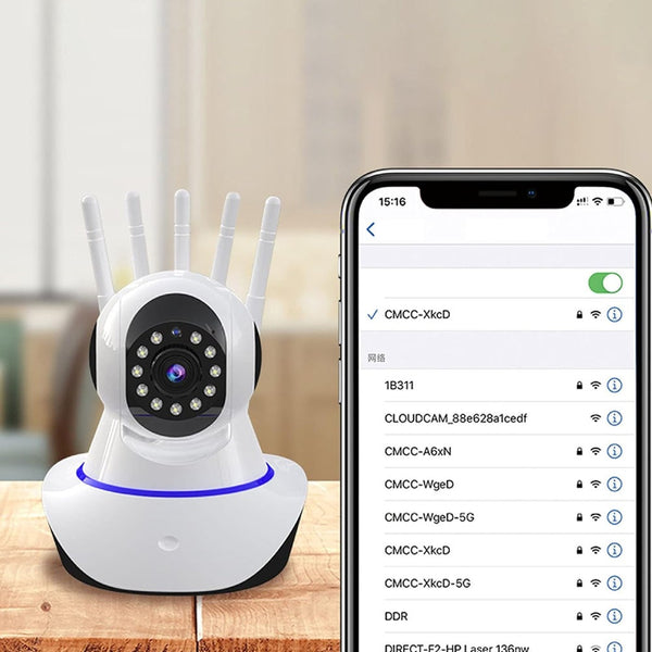 Indoor Security Camera Home Wifi Night Vision Smart Monitor Remote Security Cameras