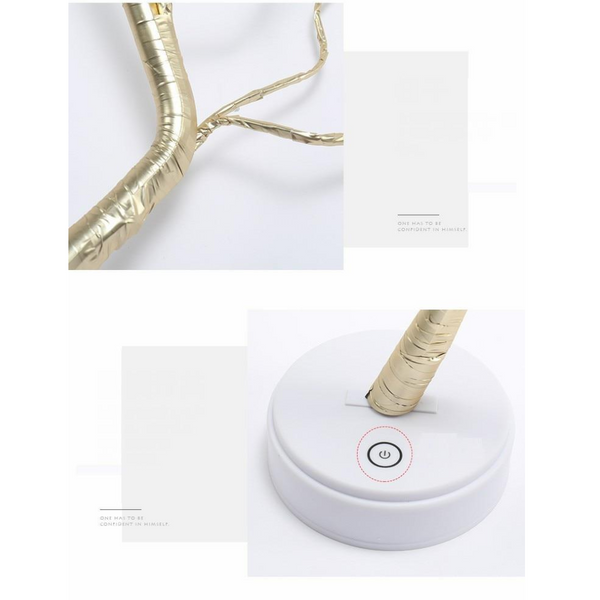 Indoor Led Fairy Lights Tree Usb 3D Table Lamp Decor Lamps