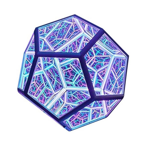 Infinite Dodecahedron Led Colourful Table Lamp Lamps
