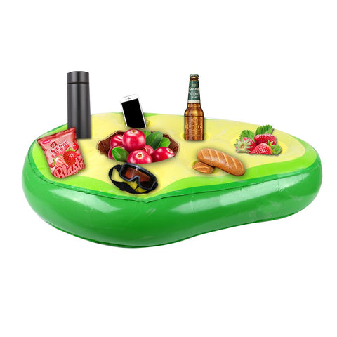 Inflatable Floating Drink Holder With 8 Holes Pool Can