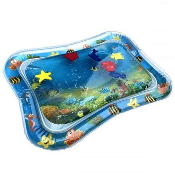 Educational Toys Inflatable Tummy Time Premium Water Mat For Infants Toddler Multi A