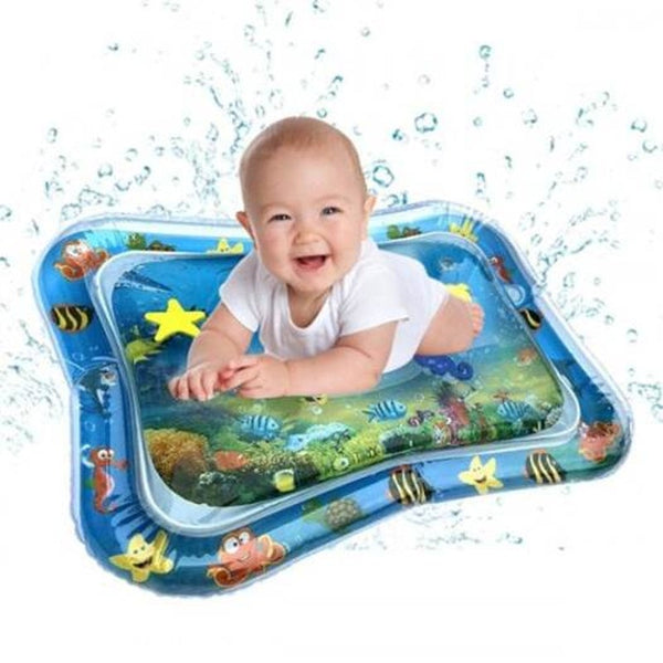 Educational Toys Inflatable Tummy Time Premium Water Mat For Infants Toddler Multi A