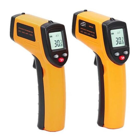 Infrared Kitchen Electronic Thermometer Yellow Cooking Thermometers