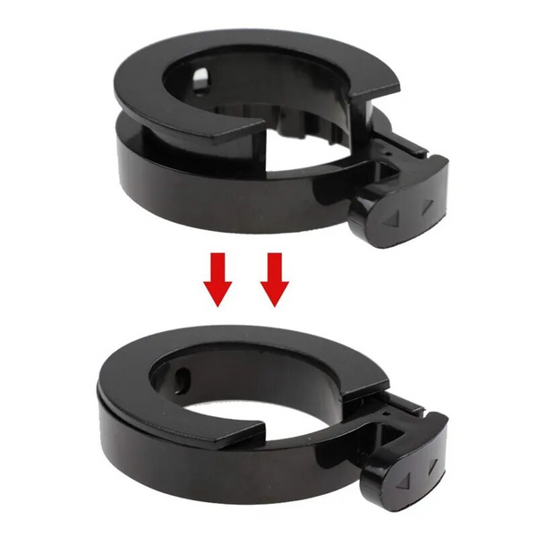 Circle Clasped Guard Ring Buckle Folding Place For Xiaomi M365 Black