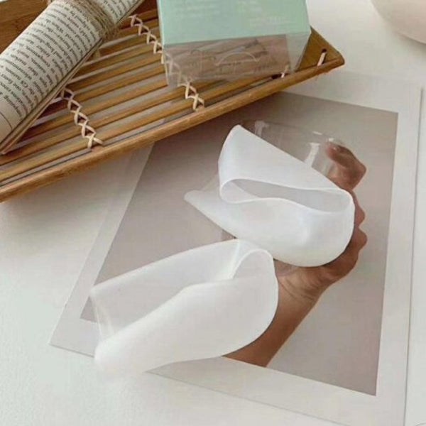 Inside Socks Hidden Heightening Insoles Comfortable Silicone Heel Pad Milk White 3.5Cm Insoles & Shoe Inserts