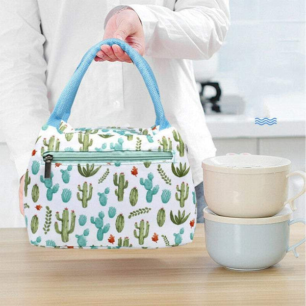 Lunch Boxes Bags Insulated Pattern Food Storage Handheld Container Lunchboxes & Bags