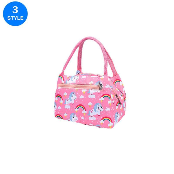 Lunch Boxes Bags Insulated Pattern Food Storage Handheld Container Lunchboxes & Bags