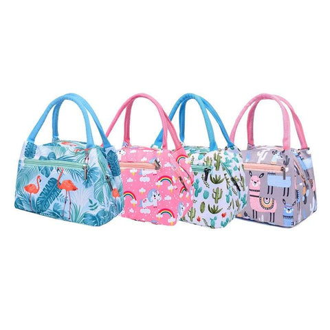 Lunch Boxes Bags Insulated Pattern Food Storage Handheld Container Lunchboxes & Bags
