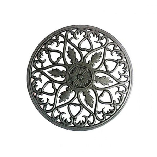 Insulated Silicone Placemats Non Slip Mat 3Pcs Black Coasters