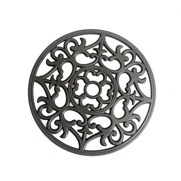 Insulated Silicone Placemats Non Slip Mat 3Pcs Black Coasters