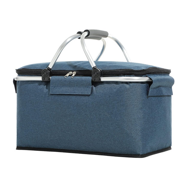 Insulated Picnic Basket Compressible Design Removable Large Capacity Picnic Accessories