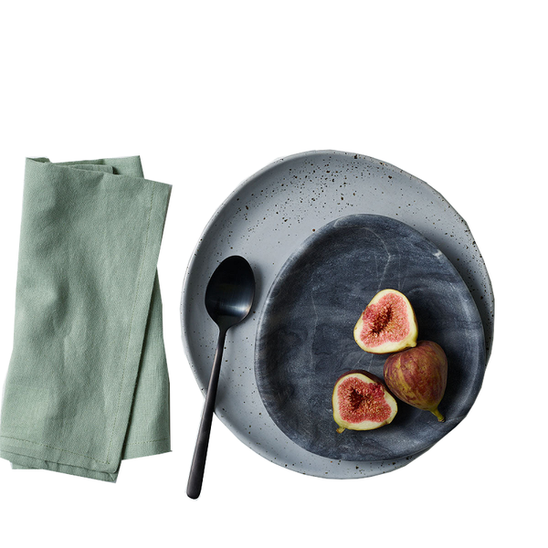 Design Homewares Set Of 4 Washed Linen Cotton Napkins