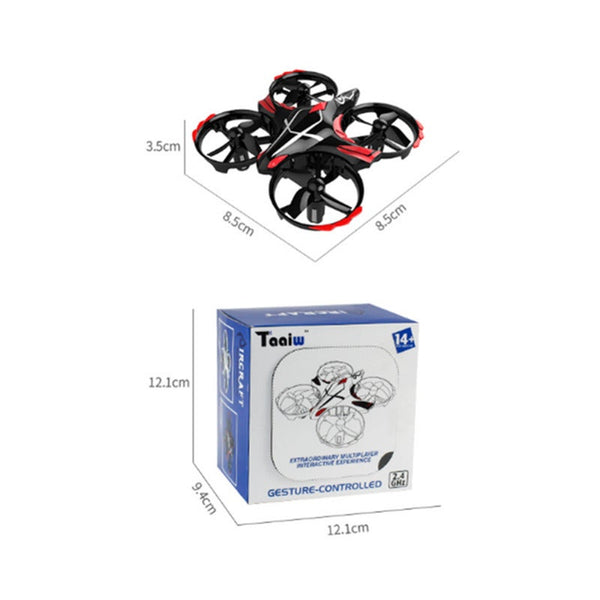 Mini Drone Rc Helicopter Infrared Hand Sensing Remote Control Quadcopter Kids Camera Drones