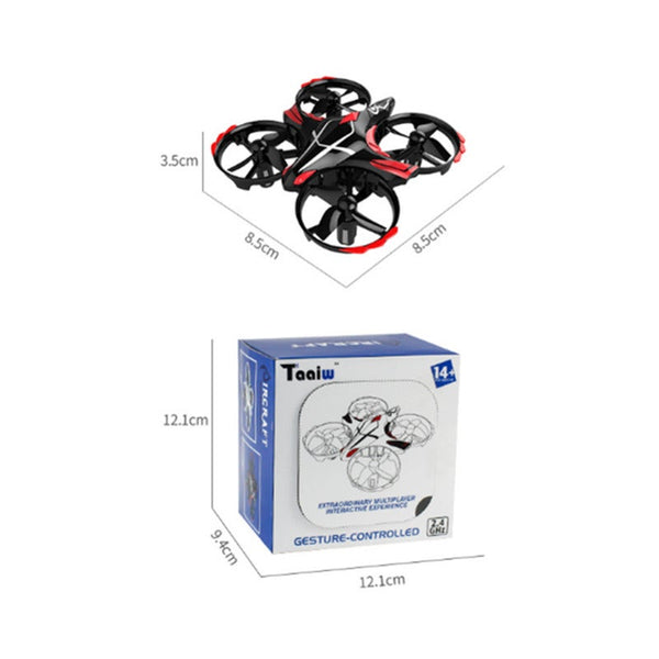 Mini Drone Rc Helicopter Infrared Hand Sensing Remote Control Quadcopter Kids