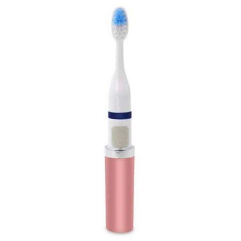 Intelligent Waterproof Ultrasonic Vibrating Electric Toothbrush With 2 Brush Heads Rust