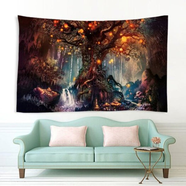 Interior Wall Decoration Tapestry Multi A 200150Cm