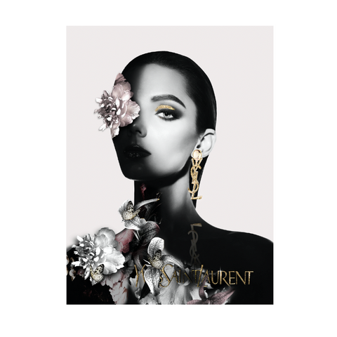 Interior Ave Saint Fashion 90Cm X 60Cm White Framed Artwork Posters & Prints