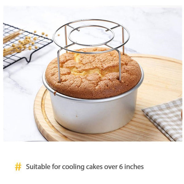 Stainless Steel Round Steamer Rack Stand Cake Cooling Baking Kitchen Cooking Other Bakeware & Ovenware