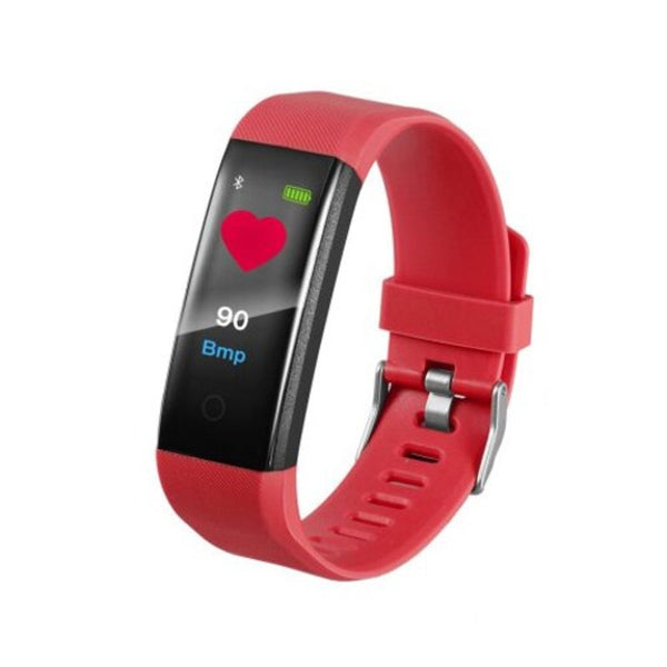 Smart Watches Ios Outdoor Waterproof Smart Pedometer 115 Plus Blood Pressure Monitoring Heart Rate Counter Purple