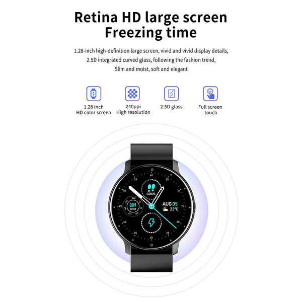 Ip67 Waterproof Smart Watch Full Touch Screen Sport Fitness Tracker Smart Watches