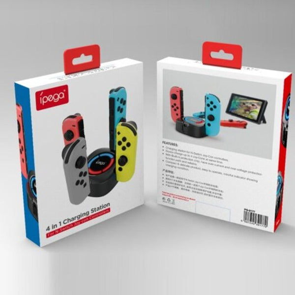 9177 Charging Dock For Nintendo Switch Joycon Black Chargers & Charging Docks