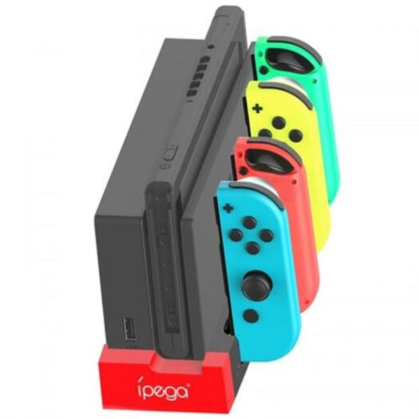 9186 Charger Charging Dock Stand Station Holder For Nintendo Switch Joy Con Controller Black Chargers & Charging Docks