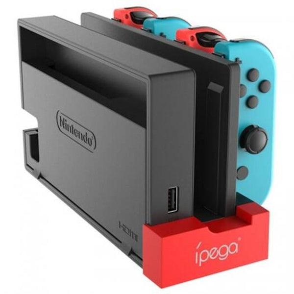 9186 Charger Charging Dock Stand Station Holder For Nintendo Switch Joy Con Game Console Controller Black