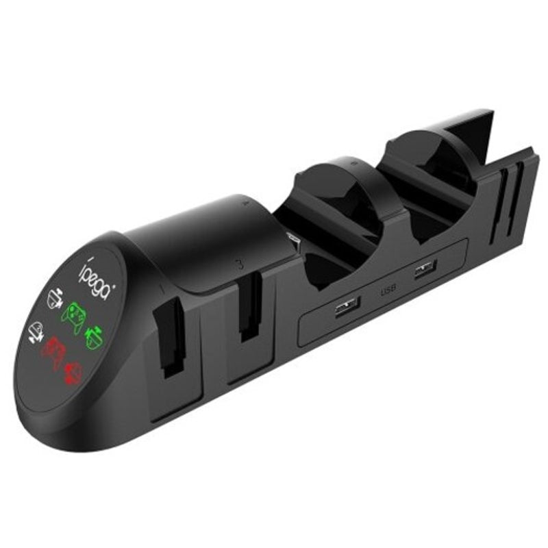 9187 Motorcycle 6 In Charging Base Dock For Nintendo Switch Joycon Pro Mirror Black Chargers & Charging Docks