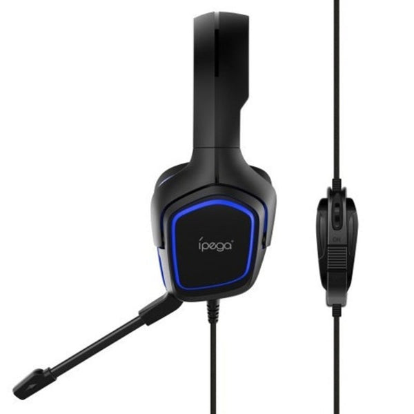R006 Professional Wired Gaming Headphone Noise Cancelling Hifi Headset With Mic Blue Headsets