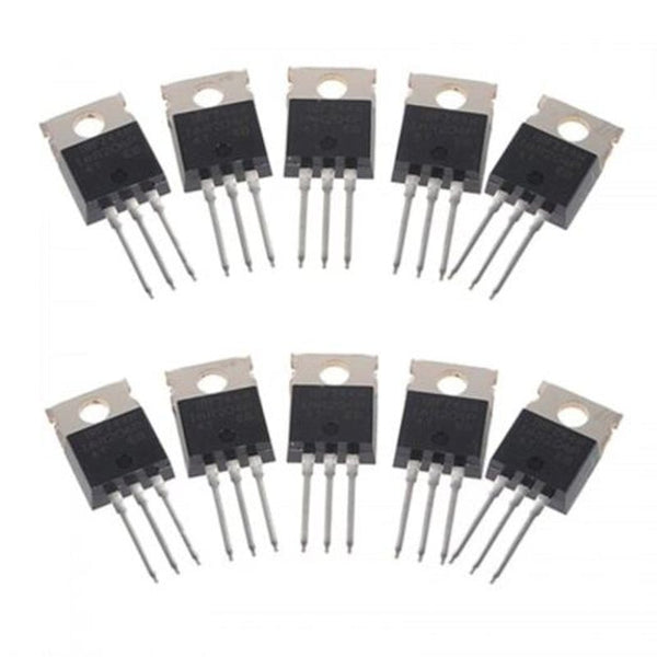 Irfz44n Channel 49A 55V Transistor Mosfet Component To 220 Power 5Pcs Black Transistors