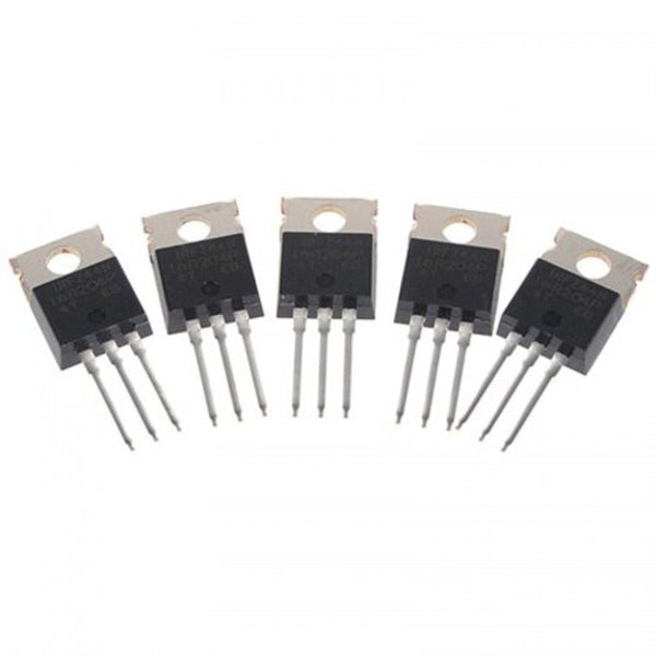 Irfz44n Channel 49A 55V Transistor Mosfet Component To 220 Power 5Pcs Black Transistors