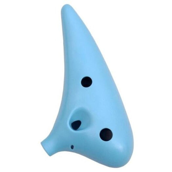 12 Hole C Key Ocarina Musical Instrument Light Sky Blue Ocarinas