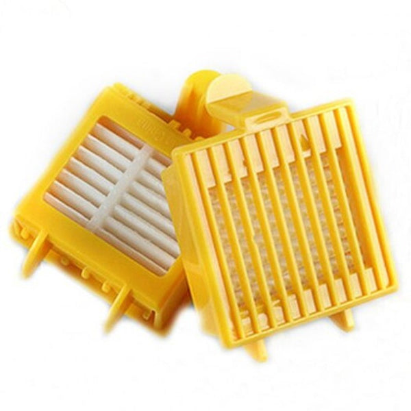 For Irobot Roomba Sweeping Brushing Filter Side Set Corn Yellow