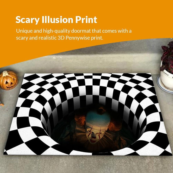 It Illusion Doormat Halloween Decor Welcome Doormats Kitchen Bath Mat Rugs Door Mats & Floor Mats