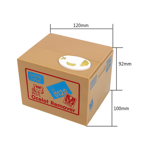 Kids Money Bank Automated Cat Panda Coin Thief Saving Box Money Boxes