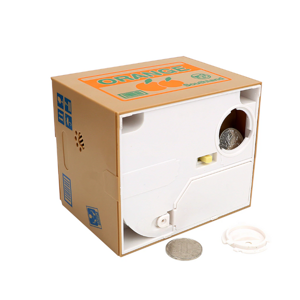 Kids Money Bank Automated Cat Panda Coin Thief Saving Box