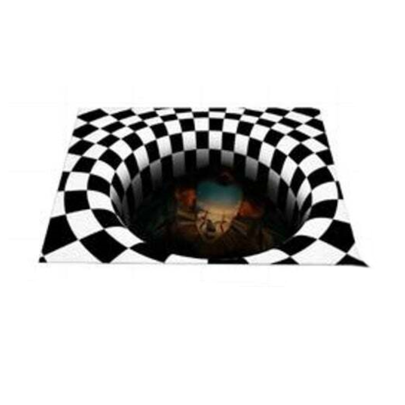 It Illusion Doormat Halloween Decor Welcome Doormats Kitchen Bath Mat Rugs Door Mats & Floor Mats