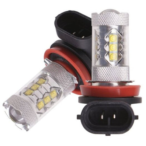 Japan Custom Focus Lens 80W H8 H9 H11 6000K Warm White Fog Light Multi Light Bulbs