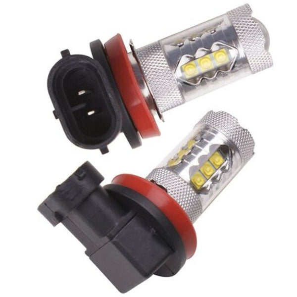 Japan Custom Focus Lens 80W H8 H9 H11 6000K Warm White Fog Light Multi Light Bulbs