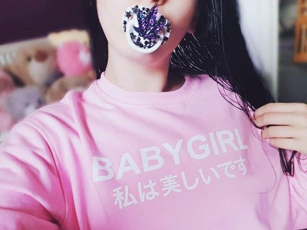 Japanese Babygirl Crewneck Jumpers & Cardigans