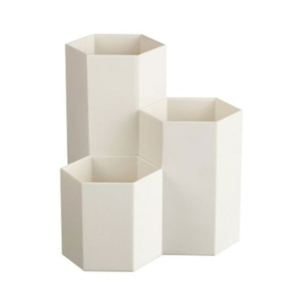 Japanese Creative Regular Hexagonal Plastic Pen Holder Makeup Storage Box Storage Boxes