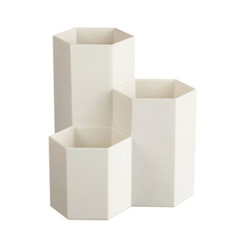 Japanese Creative Regular Hexagonal Plastic Pen Holder Makeup Storage Box Storage Boxes
