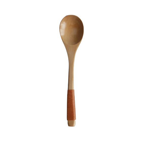 Japanese Style Wooden Bamboo Spoon Fork Cooking Utensil