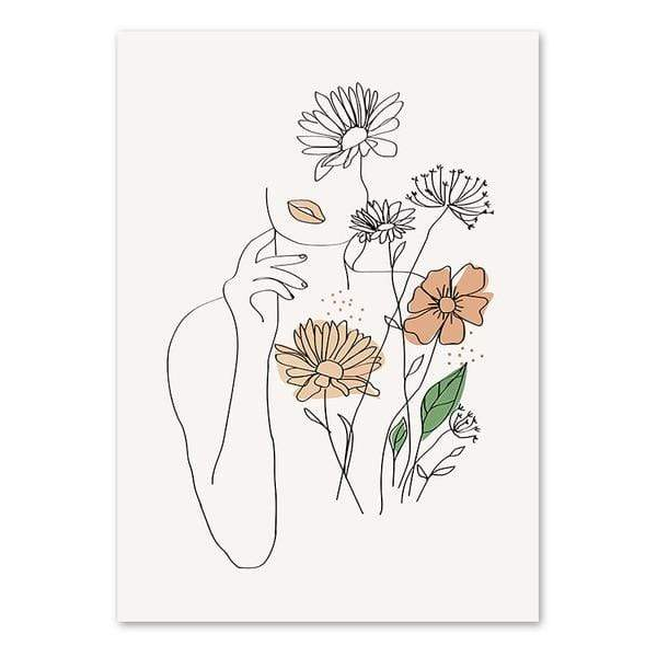 Canvas Simple Modern Wall Art Unframed Prints Decor Posters & Prints